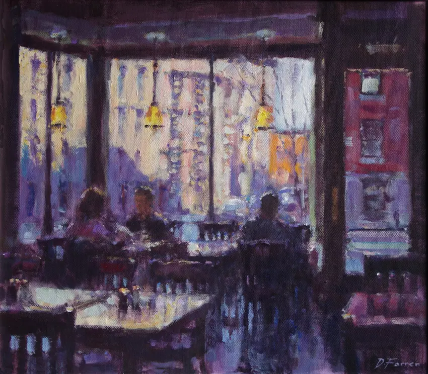David Farren - late afternoon coffee, greenwich village